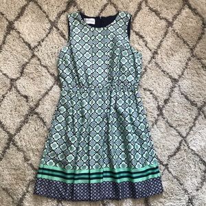 COPY - DONNA MORGAN: green blue dress